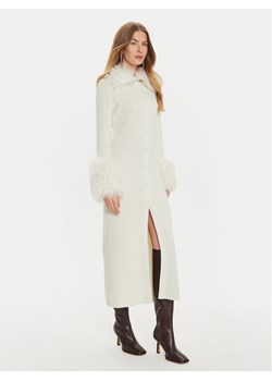 TWINSET Kardigan 242TT3430 Biały Slim Fit ze sklepu MODIVO w kategorii Swetry damskie - zdjęcie 181118115