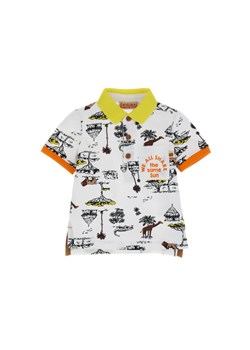 Original Marines Polo DDP0344NM Écru Regular Fit ze sklepu MODIVO w kategorii Koszulki niemowlęce - zdjęcie 181118178