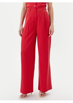 LOLA CASADEMUNT Spodnie palazzo LS2514010 Biały Wide Leg ze sklepu MODIVO w kategorii Spodnie damskie - zdjęcie 181118326