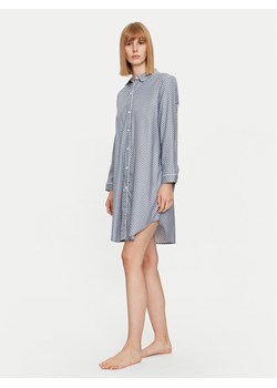 Selmark Koszula nocna Corba Tera P7363 Niebieski Regular Fit ze sklepu MODIVO w kategorii Koszule nocne - zdjęcie 181118425