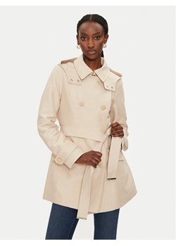 Morgan Trencz 241-GLADIA Beżowy Slim Fit ze sklepu MODIVO w kategorii Płaszcze damskie - zdjęcie 181118447