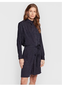 Zadig&Voltaire Sukienka koktajlowa Ritas WWDR01169 Granatowy Regular Fit ze sklepu MODIVO w kategorii Sukienki - zdjęcie 181118488
