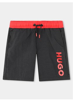 Hugo Szorty kąpielowe G00002 D Czarny Regular Fit ze sklepu MODIVO w kategorii Kąpielówki chłopięce - zdjęcie 181118518