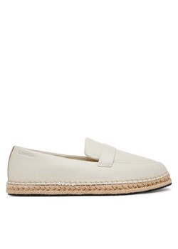 Calvin Klein Espadryle Espadrille W/Ck Hw - Lth HW0HW02390 Écru ze sklepu MODIVO w kategorii Espadryle damskie - zdjęcie 181118555