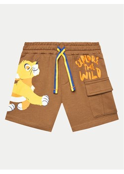 Original Marines Szorty sportowe DEPV0336NM Brązowy Regular Fit ze sklepu MODIVO w kategorii Spodnie i półśpiochy - zdjęcie 181118577
