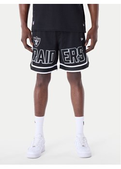 New Era Szorty sportowe NFL Las Vegas Raiders Graphic 60596395 Czarny Regular Fit ze sklepu MODIVO w kategorii Spodenki męskie - zdjęcie 181118605