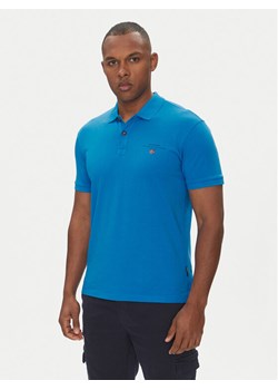 Napapijri Polo Elbas NP0A4GB4 Niebieski Regular Fit - id: 0000305102805 - marki Napapijri - 181118617 Napapijri Polo Elbas NP0A4GB4 Niebieski Regular Fit ze sklepu MODIVO w kategorii T-shirty męskie - zdjęcie 181118617