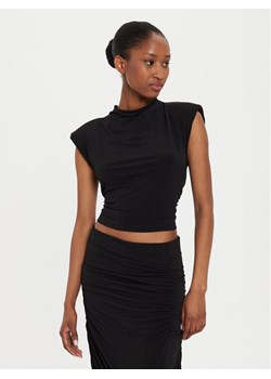 Gestuz Bluzka Maily 10909255 Czarny Slim Fit ze sklepu MODIVO w kategorii Bluzki damskie - zdjęcie 181118735