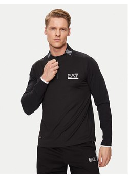 EA7 Emporio Armani Longsleeve 3DPT03 PJMLZ 1200 Czarny Regular Fit ze sklepu MODIVO w kategorii T-shirty męskie - zdjęcie 181118879