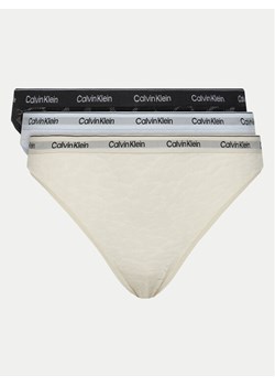 Calvin Klein Underwear Komplet 3 par fig klasycznych 000QD5069E Kolorowy ze sklepu MODIVO w kategorii Majtki damskie - zdjęcie 181119078
