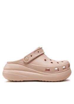 Crocs Klapki Classic Crush Clog 207521 Różowy ze sklepu MODIVO w kategorii Klapki damskie - zdjęcie 181119118