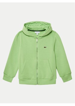 Lacoste Bluza SJ9723 Zielony Regular Fit ze sklepu MODIVO w kategorii Bluzy chłopięce - zdjęcie 181119165