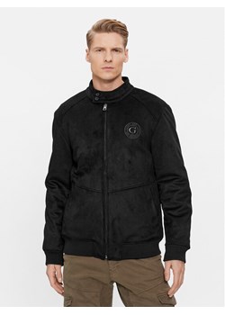 Guess Kurtka przejściowa M4RL09 WFW52 Czarny Regular Fit ze sklepu MODIVO w kategorii Kurtki męskie - zdjęcie 181119206