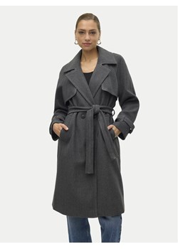 Vero Moda Płaszcz przejściowy Pop Miley 10319995 Szary Regular Fit ze sklepu MODIVO w kategorii Płaszcze damskie - zdjęcie 181119266