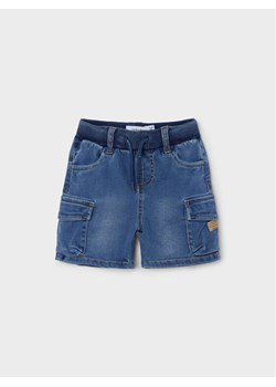 NAME IT Szorty jeansowe Nmmben 13212547 Niebieski Baggy Fit ze sklepu MODIVO w kategorii Spodenki niemowlęce - zdjęcie 181119269