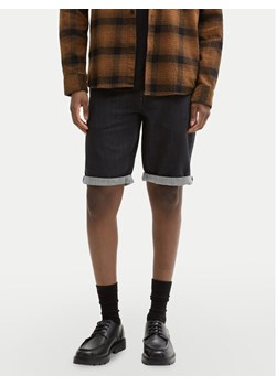 Tom Tailor Denim Szorty jeansowe 1044986 Czarny Straight Fit ze sklepu MODIVO w kategorii Spodenki męskie - zdjęcie 181119407