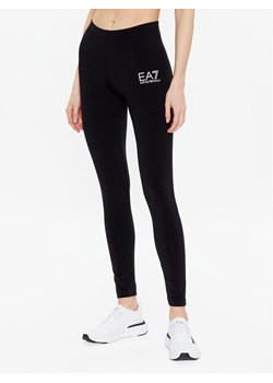 EA7 Emporio Armani Legginsy 8NTP61 TJ01Z 0200 Czarny Slim Fit ze sklepu MODIVO w kategorii Spodnie damskie - zdjęcie 181119477