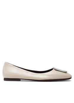 Tory Burch Baleriny 154077 Beżowy ze sklepu MODIVO w kategorii Balerinki - zdjęcie 181119537