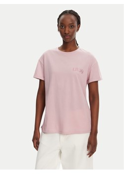 Liu Jo T-Shirt WA5144 JS923 M9621 Różowy Regular Fit ze sklepu MODIVO w kategorii Bluzki damskie - zdjęcie 181119546