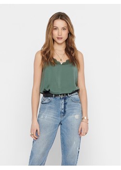 ONLY Top Debbie 15176550 Zielony Regular Fit ze sklepu MODIVO w kategorii Bluzki damskie - zdjęcie 181119578