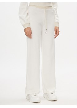 Liu Jo Sport Spodnie dzianinowe TA4052 MS005 Écru Bootcut Fit ze sklepu MODIVO w kategorii Spodnie damskie - zdjęcie 181119586