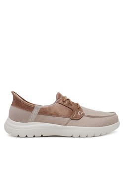 Skechers Półbuty On-The-Go Flex - Palmilla 136536/TPE Beżowy ze sklepu MODIVO w kategorii Półbuty damskie - zdjęcie 181119659