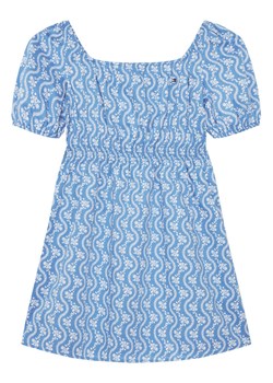Tommy Hilfiger Sukienka letnia KG0KG08473 D Niebieski Regular Fit ze sklepu MODIVO w kategorii Sukienki dziewczęce - zdjęcie 181119759