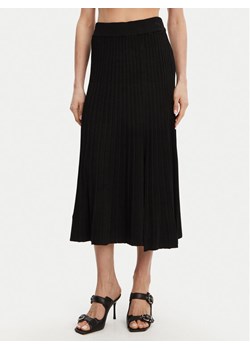 DKNY Spódnica plisowana P4JRAT77 Czarny Regular Fit ze sklepu MODIVO w kategorii Spódnice - zdjęcie 181119776
