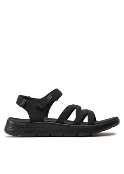 Skechers Sandały Go Walk Flex Sandal-Sunshine 141450/BBK Czarny ze sklepu MODIVO w kategorii Sandały damskie - zdjęcie 181119916