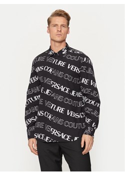 Versace Jeans Couture Koszula 76GAL2R0 Czarny Regular Fit ze sklepu MODIVO w kategorii Koszule męskie - zdjęcie 181120107