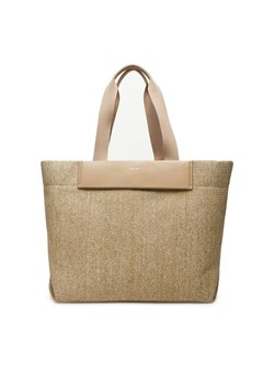 Calvin Klein Torebka Ck Raffia Large Shopper K60K613025 Beżowy ze sklepu MODIVO w kategorii Torby Shopper bag - zdjęcie 181120109