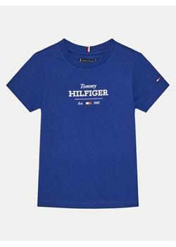 Tommy Hilfiger T-Shirt KB0KB09356 M Niebieski Regular Fit ze sklepu MODIVO w kategorii T-shirty chłopięce - zdjęcie 181120157