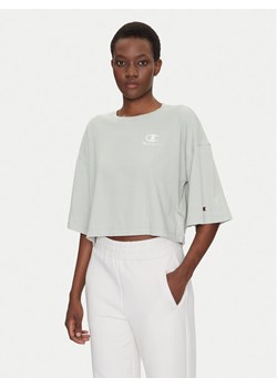 Champion T-Shirt Icons Washed Look 118023 Zielony Loose Fit ze sklepu MODIVO w kategorii Bluzki damskie - zdjęcie 181120238
