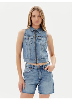Wrangler Kamizelka 112362590 Niebieski Slim Fit - id: 0000304942815 - marki Wrangler - 181120246 Wrangler Kamizelka 112362590 Niebieski Slim Fit ze sklepu MODIVO w kategorii Kamizelki damskie - zdjęcie 181120246