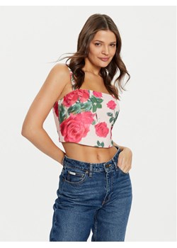 Guess Top W5RH26 WGLO2 Kolorowy Regular Fit ze sklepu MODIVO w kategorii Bluzki damskie - zdjęcie 181120357