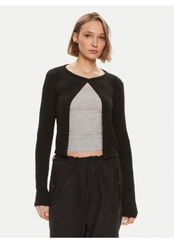 Gina Tricot Kardigan 22994 Czarny Regular Fit ze sklepu MODIVO w kategorii Swetry damskie - zdjęcie 181120419