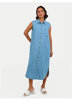 Kaffe Sukienka jeansowa Louise 10508518 Niebieski Regular Fit ze sklepu MODIVO w kategorii Sukienki - zdjęcie 181120425