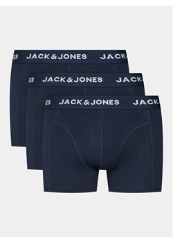Jack&Jones Komplet 3 par bokserek 12171946 Granatowy ze sklepu MODIVO w kategorii Majtki męskie - zdjęcie 181120459