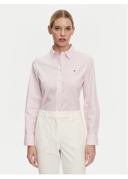 Tommy Hilfiger Koszula WW0WW44084 Różowy Regular Fit ze sklepu MODIVO w kategorii Koszule damskie - zdjęcie 181120488