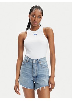 Hugo Top Easy 50508857 Biały Slim Fit ze sklepu MODIVO w kategorii Bluzki damskie - zdjęcie 181120587