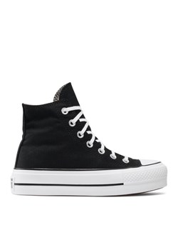 Converse Trampki Chuck Taylor All Star Lift Hi 560845C Czarny ze sklepu MODIVO w kategorii Trampki damskie - zdjęcie 181120605