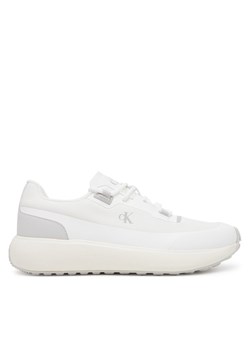 Calvin Klein Jeans Sneakersy Athleisure Runner Laceup Nt YW0YW01823 Biały ze sklepu MODIVO w kategorii Buty sportowe damskie - zdjęcie 181120645