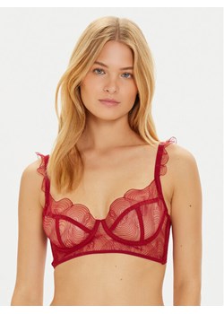 Undress Code Biustonosz z fiszbiną Bliss 721 Czerwony ze sklepu MODIVO w kategorii Biustonosze - zdjęcie 181120649
