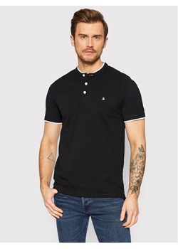 Jack&Jones Polo Paulos 12199711 Czarny Regular Fit ze sklepu MODIVO w kategorii T-shirty męskie - zdjęcie 181120795
