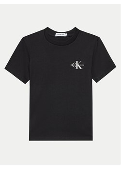Calvin Klein Jeans T-Shirt Monogram IU0IU00624 D Czarny Regular Fit ze sklepu MODIVO w kategorii T-shirty chłopięce - zdjęcie 181120819