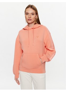 Guess Bluza Brenda V2YQ18 K7UW2 Koralowy Regular Fit ze sklepu MODIVO w kategorii Bluzy damskie - zdjęcie 181120956