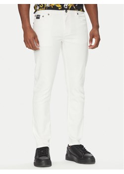 Versace Jeans Couture Jeansy 78GAB5D0 Biały Slim Fit ze sklepu MODIVO w kategorii Jeansy męskie - zdjęcie 181120999
