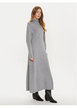 MAX&Co. Sukienka dzianinowa 2426326014200 Szary Regular Fit ze sklepu MODIVO w kategorii Sukienki - zdjęcie 181121068