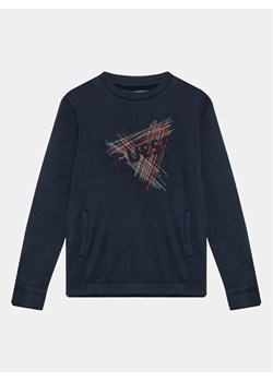 Guess Bluza L3BQ03 KAD74 Granatowy Regular Fit ze sklepu MODIVO w kategorii Bluzy chłopięce - zdjęcie 181121158