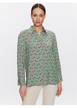 United Colors Of Benetton Koszula 5T17DQ02Y Zielony Relaxed Fit ze sklepu MODIVO w kategorii Koszule damskie - zdjęcie 181121208